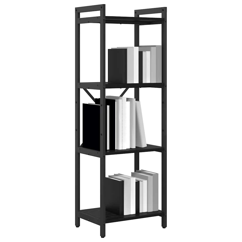 Bookcase Black oak 40 x 30 x 118 cm Engineered wood